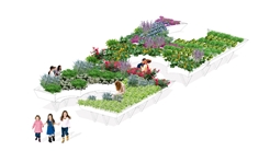 Una mesa-jardín itinerante