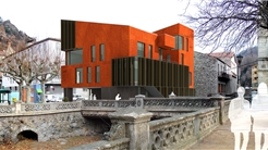 Edificio de equipamientos municipales en Ribes de Freser