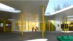 Cubrición para el patio de la Escuela Municipal Infantil de La Herradura en Telde.