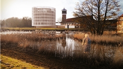 Extensión del Ayuntamiento de Tønder, Dinamarca