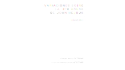 TESIS DOCTORAL 'VARIACIONES SOBRE LA BYE HOUSE DE JOHN HEJDUK'
