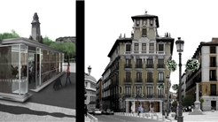 CERRAMIENTOS ESTABLES DE TERRAZAS DE VELADORES PARA EL CASCO HISTORICO DE LA CIUDAD DE MADRID. CONCURSO 1º PREMIO.