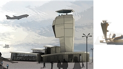 Torre de Control en el Aeropuerto de Zaragoza