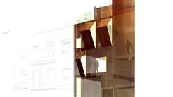 Edificio de viviendas  vpo en Madrid, calle Juan Portas 6. Primer premio y encargo.