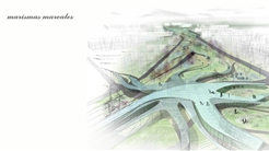 "marismas mareales". 2ª fase concurso ideas entorno ferrocarril en Puerto Real, Cádiz.