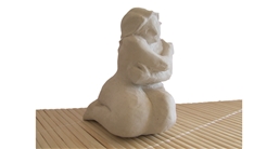 Escultura de mujer