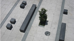 urbanización de la plaza de españa de miajadas