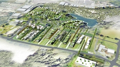 Concurso 1er Premio. Ordenación de 550 viviendas en el eco-districto "Zac du Seque", Bayona