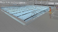 Piscina cubierta-descubierta: centro deportivo integrado La Poveda