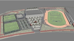 Propuesta ordenación zona deportiva municipal de Adra
